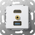 Gira HDMI USB minijack 568003