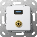 Gira USB minijack 568603
